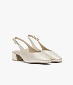 Femme Bocage Slingbacks|Ballerines>BALLERINE SOLICE PLATINE