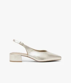 Femme Bocage Slingbacks|Ballerines>BALLERINE SOLICE PLATINE