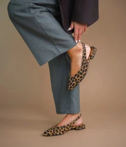 Femme Bocage Slingbacks|Ballerines>BALLERINE SWING LEOPARD