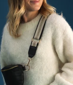 Femme Bocage Bandoulières Amovibles>BANDOULIERE DE SAC ZITA ECRU