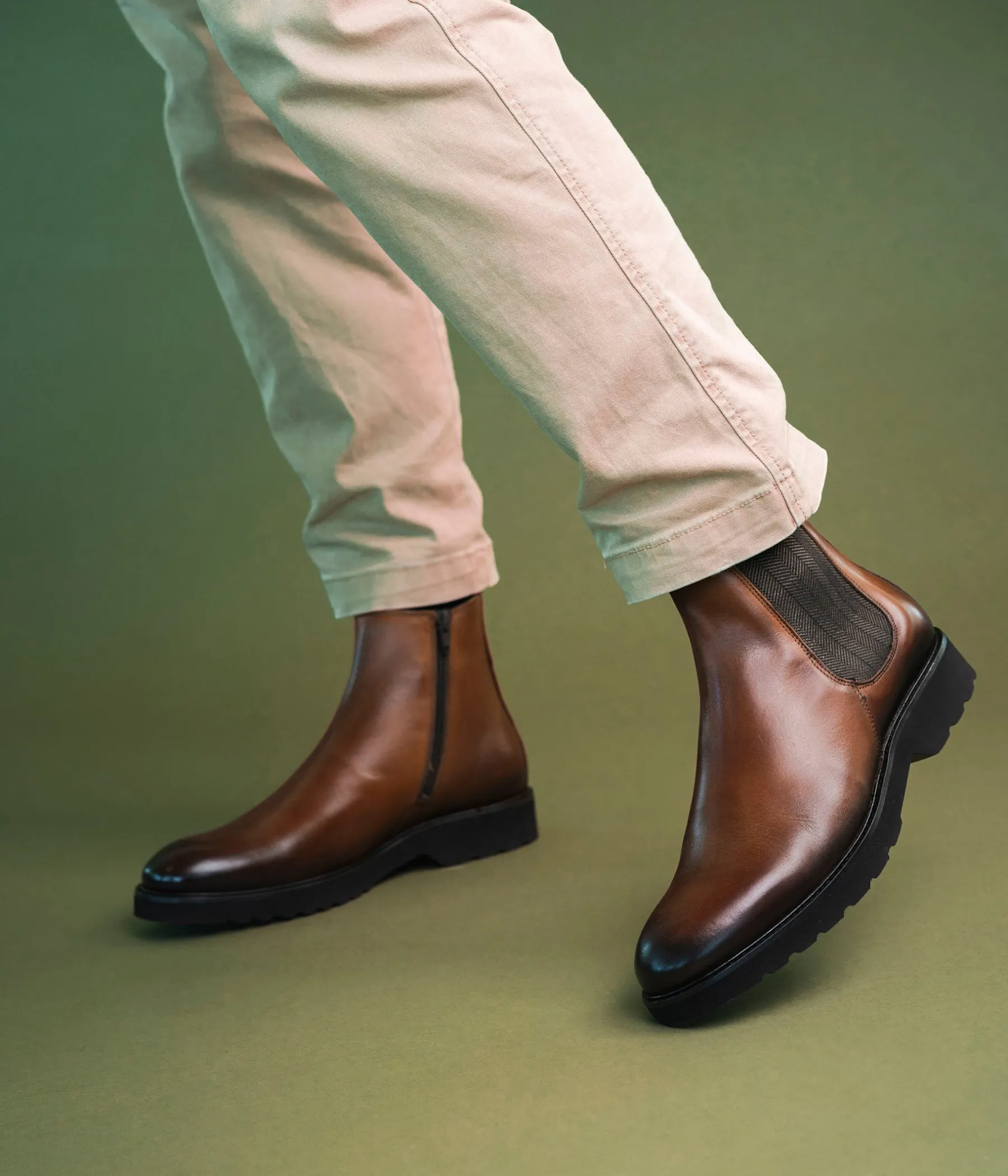 Homme Bocage Chelsea Boots|Boots>BOOTS ALBIN COGNAC