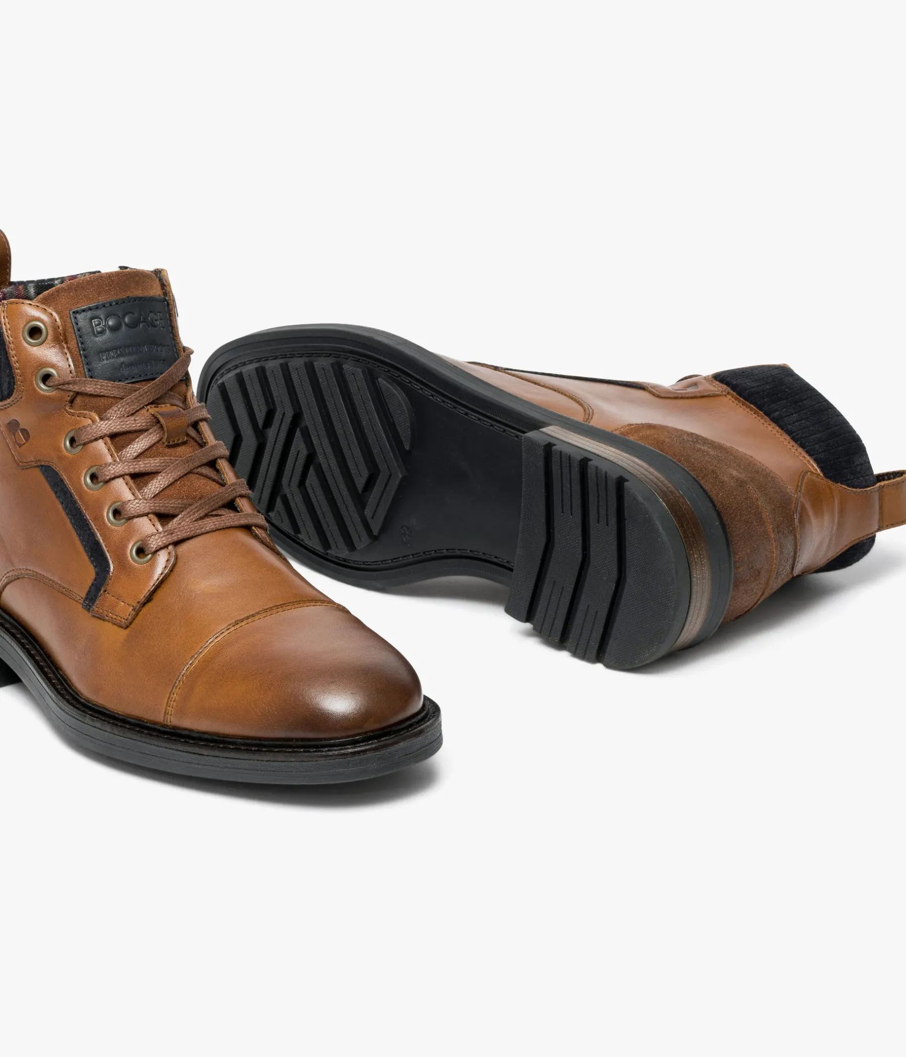 Homme Bocage Boots>BOOTS BENJAMIN COGNAC