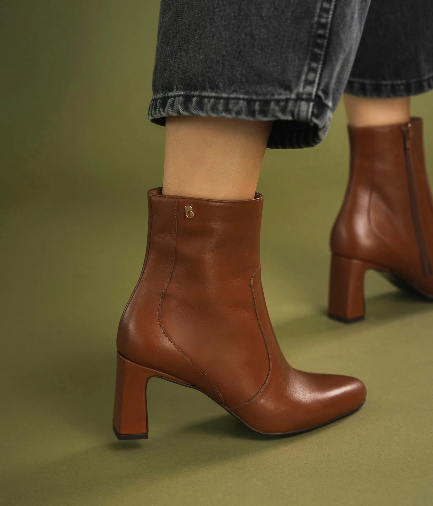 Femme Bocage Boots & Bottines>BOOTS ETOILE COGNAC
