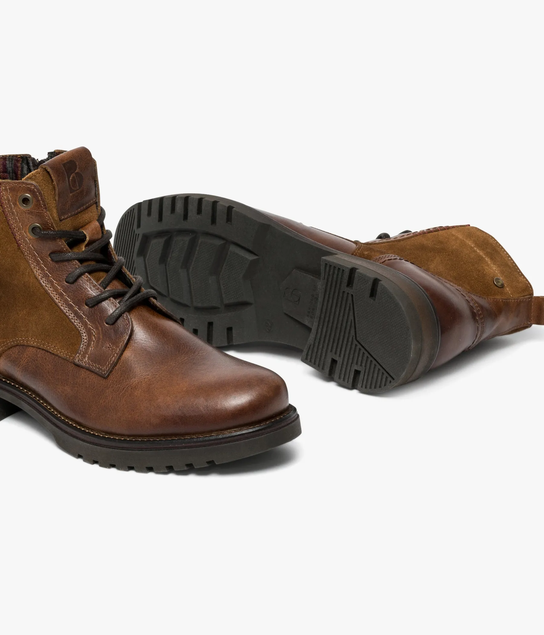 Homme Bocage Boots>BOOTS GIBSON COGNAC