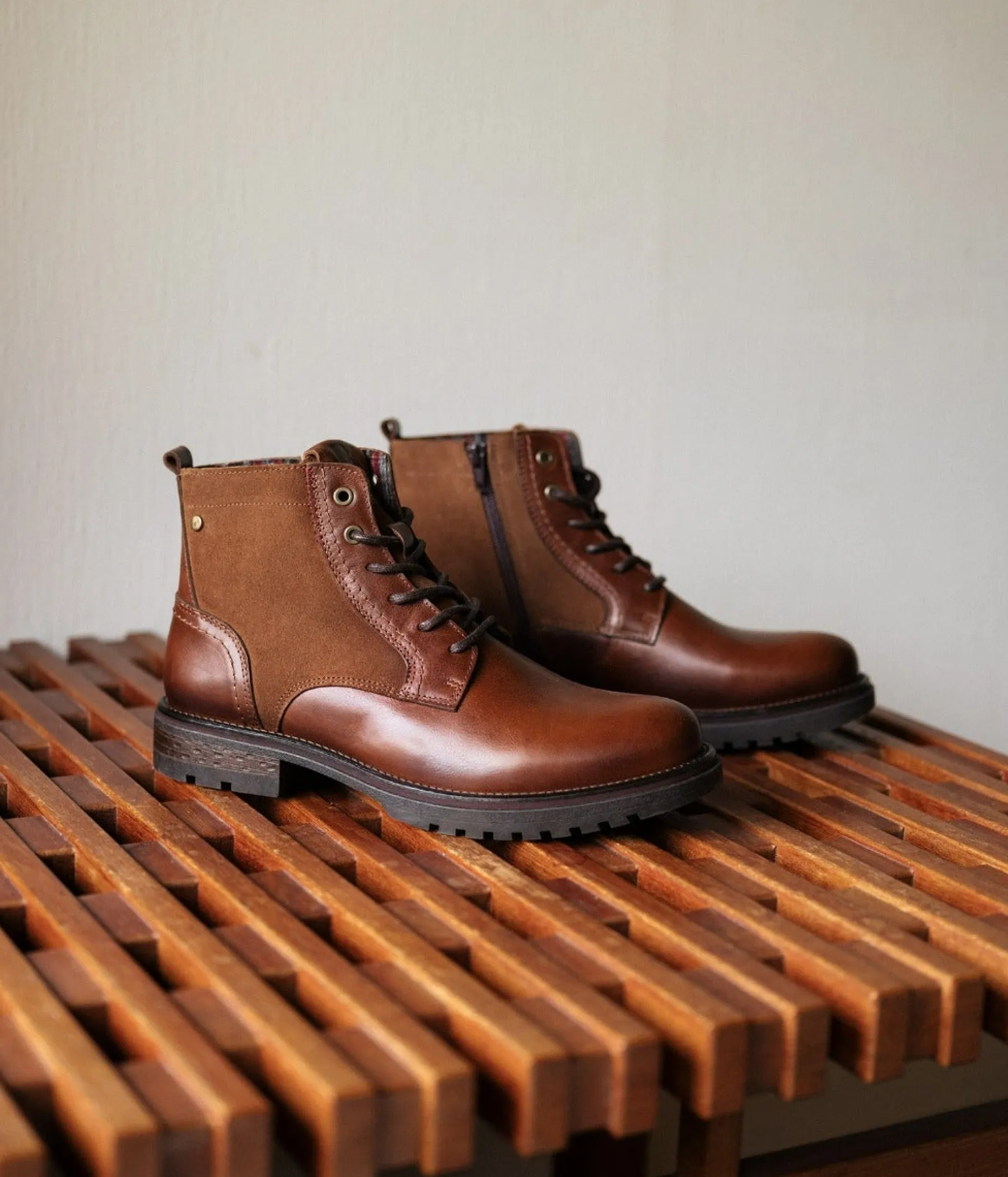 Homme Bocage Boots>BOOTS GIBSON COGNAC