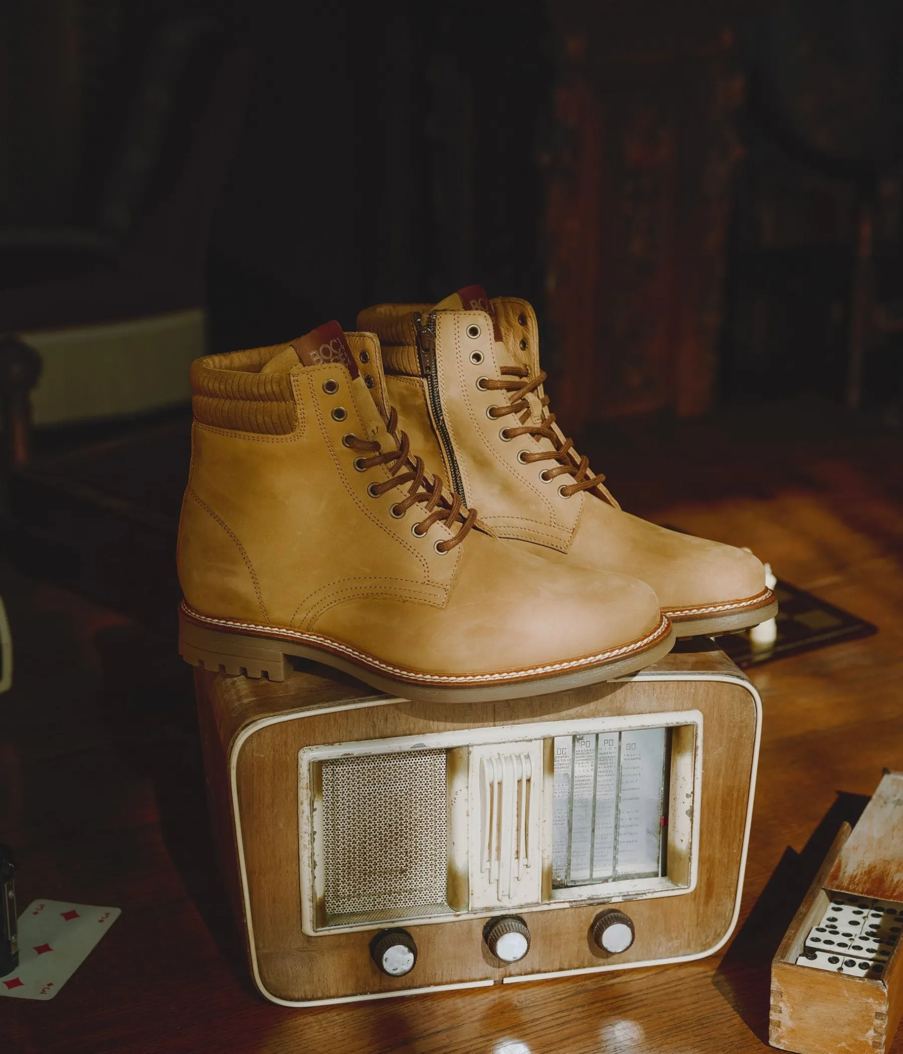 Homme Bocage Boots>BOOTS ROLAND MOUTARDE