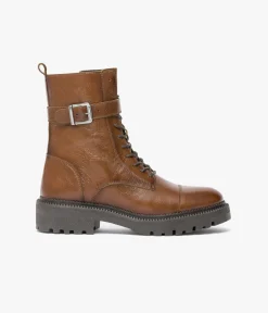 Femme Bocage Boots & Bottines>BOOTS SAMMIE COGNAC
