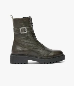 Femme Bocage Boots & Bottines>BOOTS SAMMIE KAKI