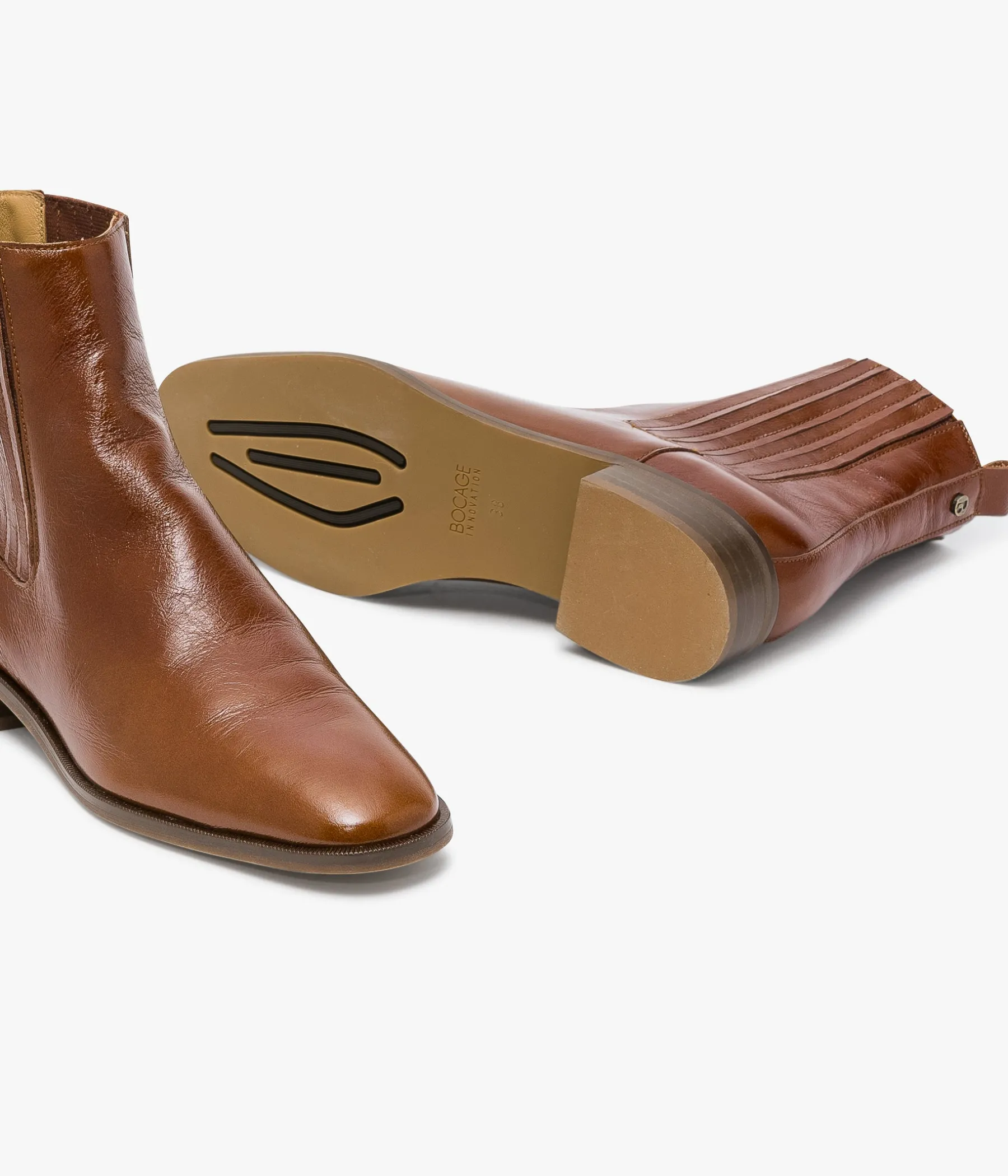 Femme Bocage Boots & Bottines>BOOTS STACY COGNAC