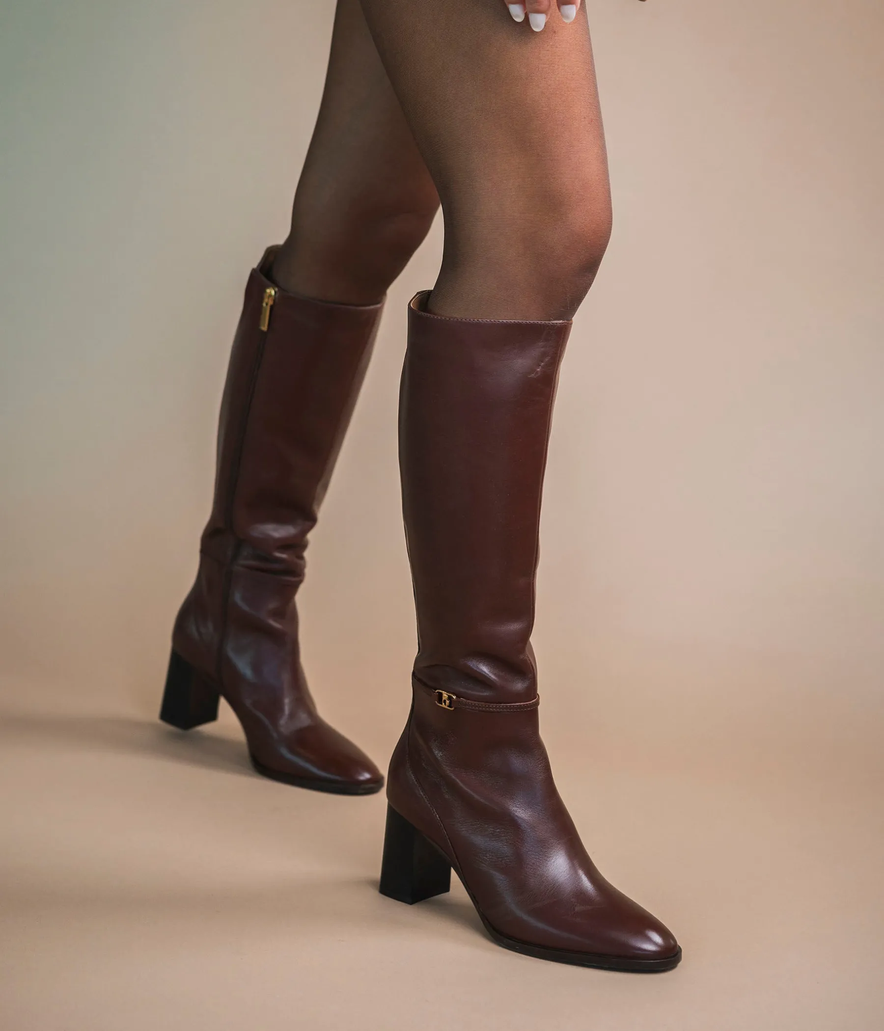 Femme Bocage Bottes>BOTTE FLORA COGNAC