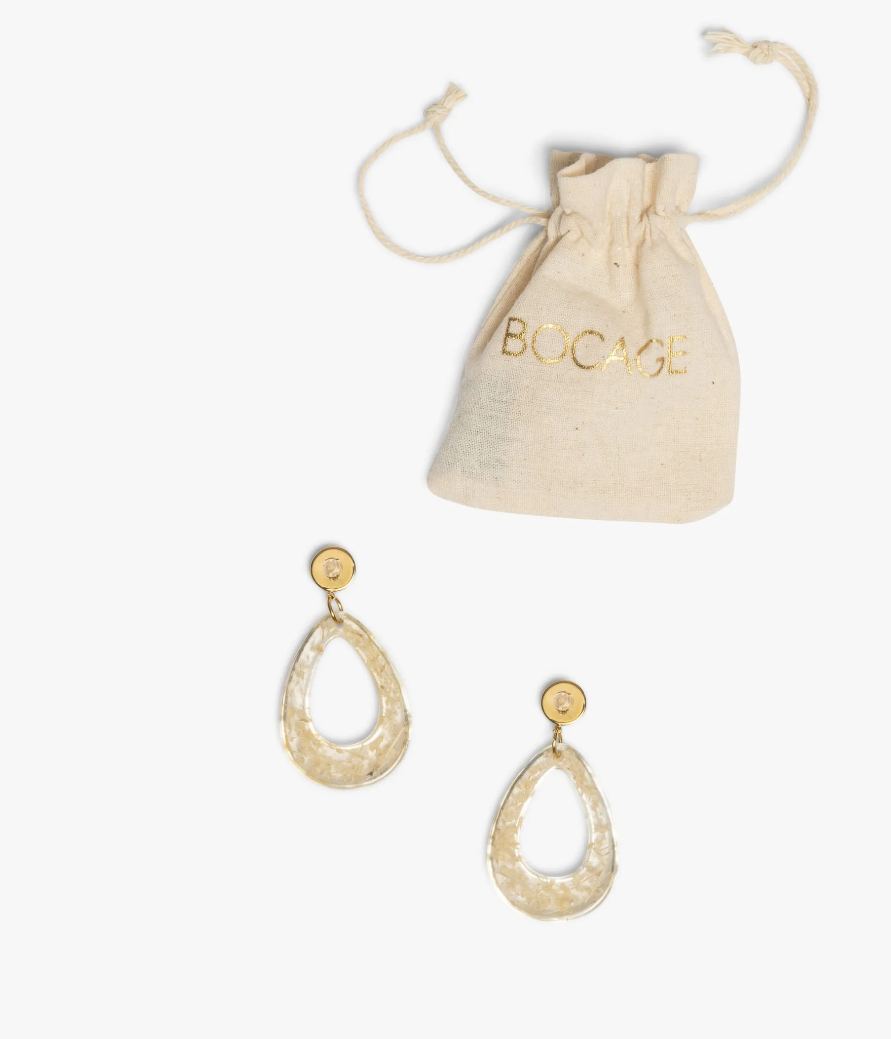Femme Bocage Bijoux>BOUCLES D'OREILLES ABASSIA TRANSLUCIDE