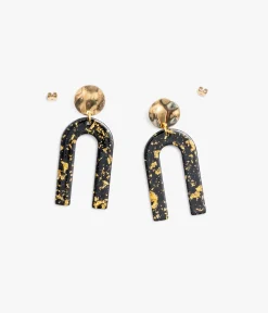 Femme Bocage Bijoux>BOUCLES D'OREILLES BRUNE