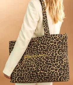Femme Bocage Sacs À Bandoulière>CABAS COUCOU LEOPARD