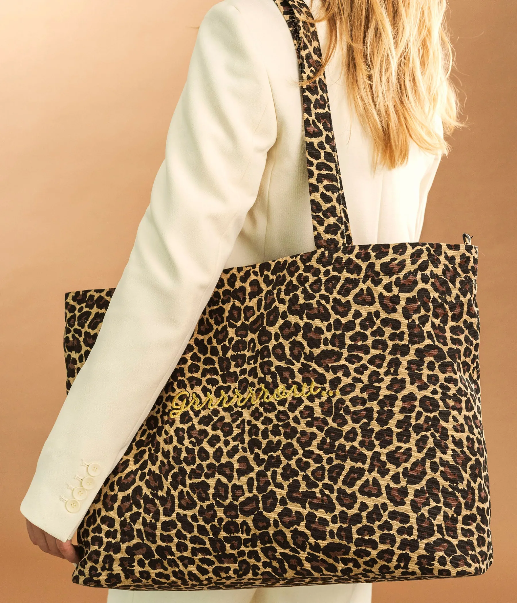 Femme Bocage Sacs À Bandoulière>CABAS COUCOU LEOPARD