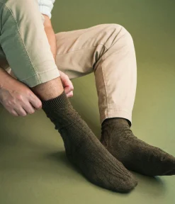 Homme Bocage Chaussettes>CHAUSSETTES ALASKA KAKI