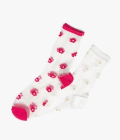 Femme Bocage Chaussettes>CHAUSSETTES NICOLINA ROSE ET