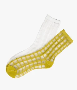 Femme Bocage Chaussettes>CHAUSSETTES NIRINA VERT ET
