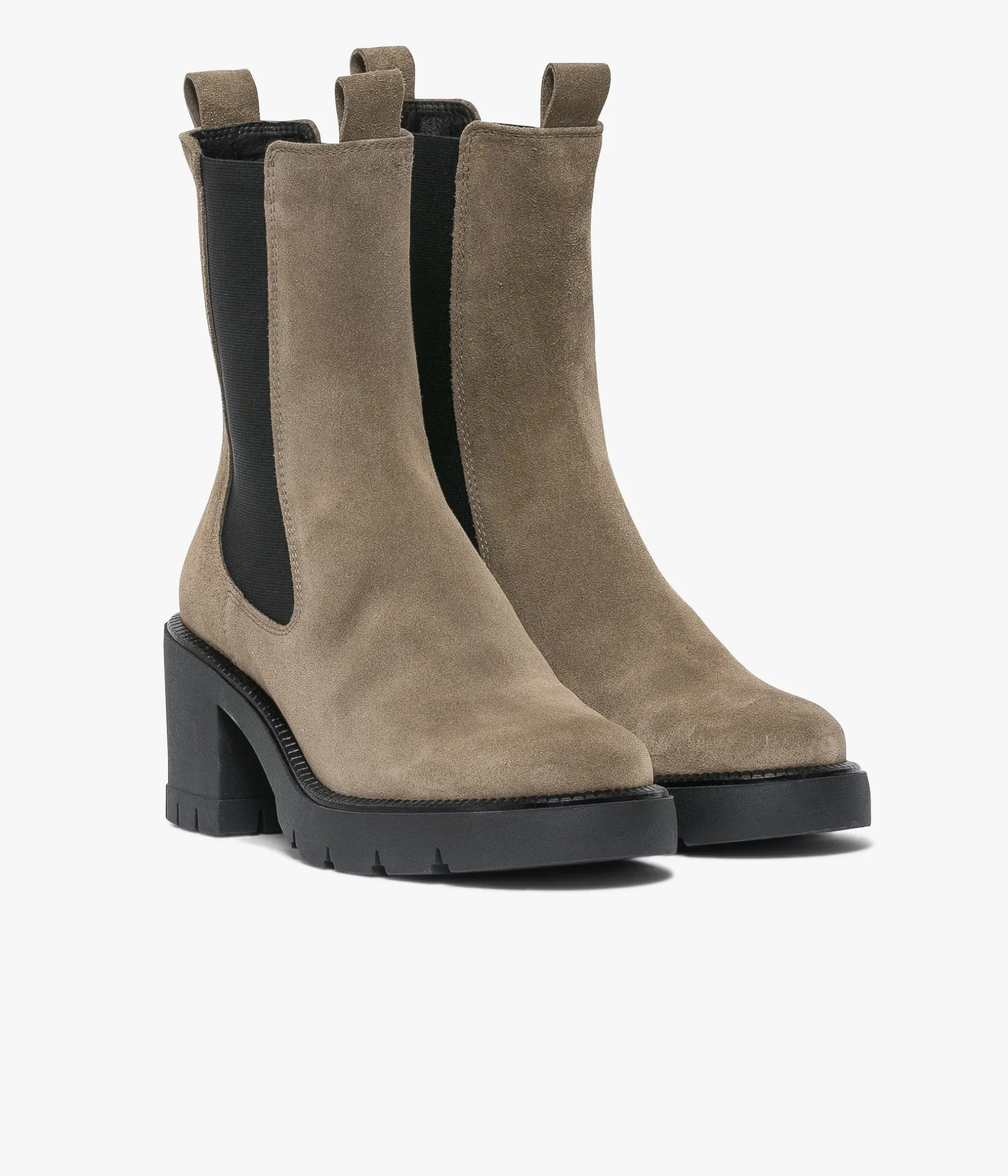 Femme Bocage Boots & Bottines>CHELSEA BOOTS ESTELLE TAUPE