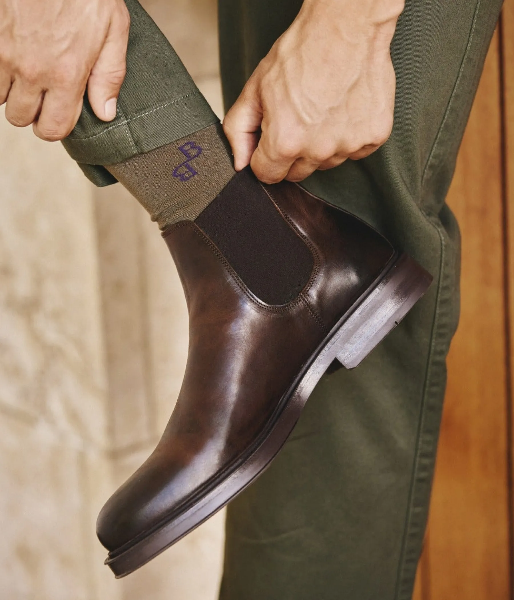 Homme Bocage Chelsea Boots|Boots>CHELSEA BOOTS ISIDORE CAFE