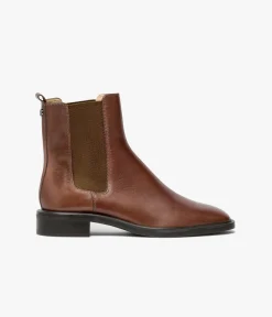 Femme Bocage Boots & Bottines>CHELSEA BOOTS SHELBY COGNAC