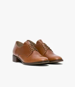 Femme Bocage Mocassins|Derbies>DERBY CAROLINA COGNAC