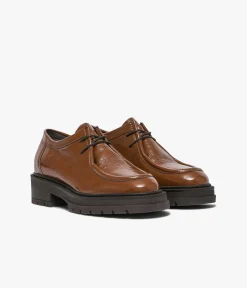 Femme Bocage Mocassins|Derbies>DERBY CELINE COGNAC