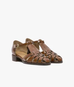 Femme Bocage Sandales|Mocassins>DERBY CHANTY COGNAC
