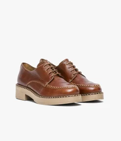 Femme Bocage Mocassins|Derbies>DERBY CHARLENE COGNAC