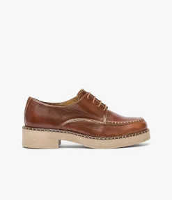 Femme Bocage Mocassins|Derbies>DERBY CHARLENE COGNAC