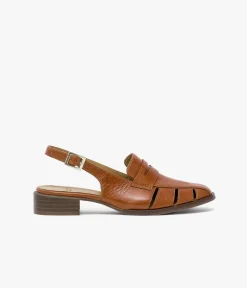 Femme Bocage Mocassins|Derbies>DERBY CLEO COGNAC