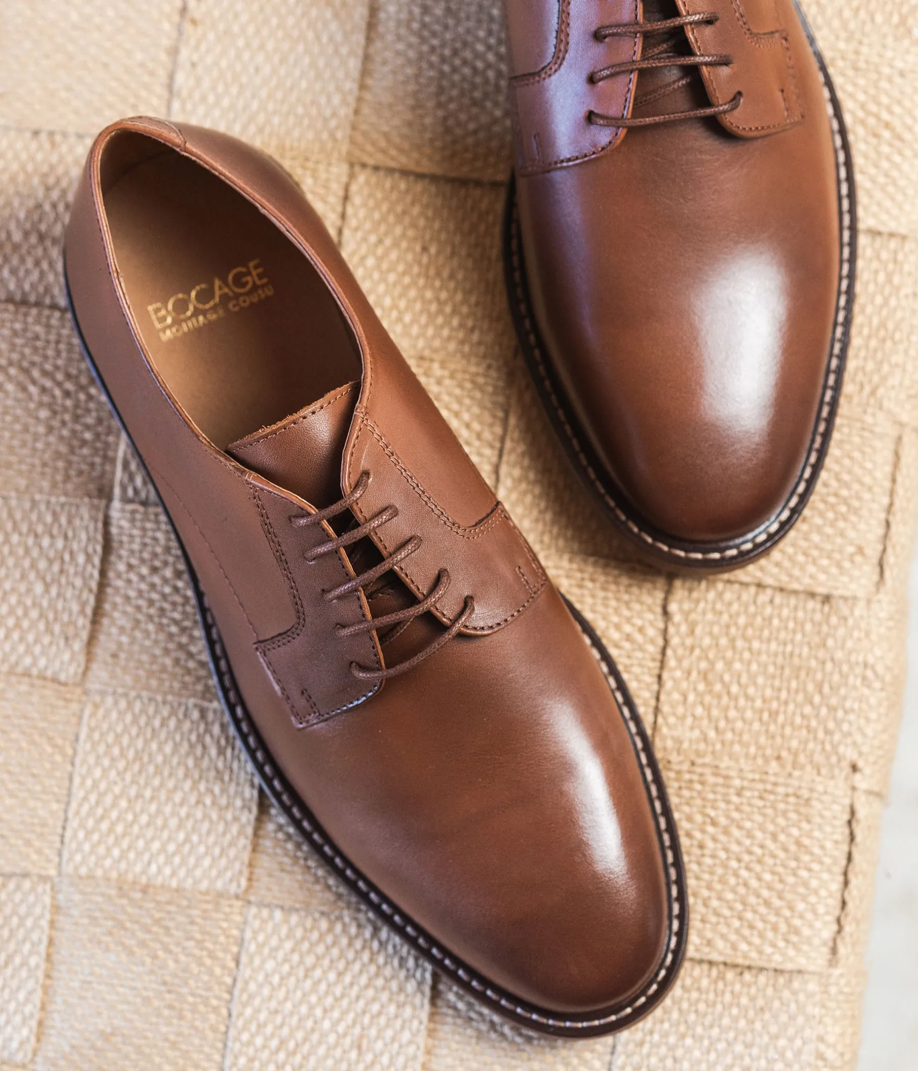 Homme Bocage Derbies Détente>DERBY GILL COGNAC
