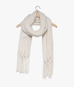 Femme Bocage Foulards & Écharpes>ECHARPE CAPRA BLANC