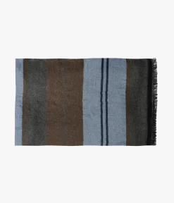 Homme Bocage Foulards>ECHARPE REMI KAKI ET BLEU