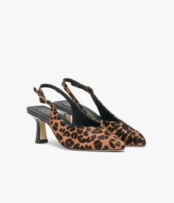 Femme Bocage Slingbacks|Escarpins>ESCARPIN DOLLY LEOPARD