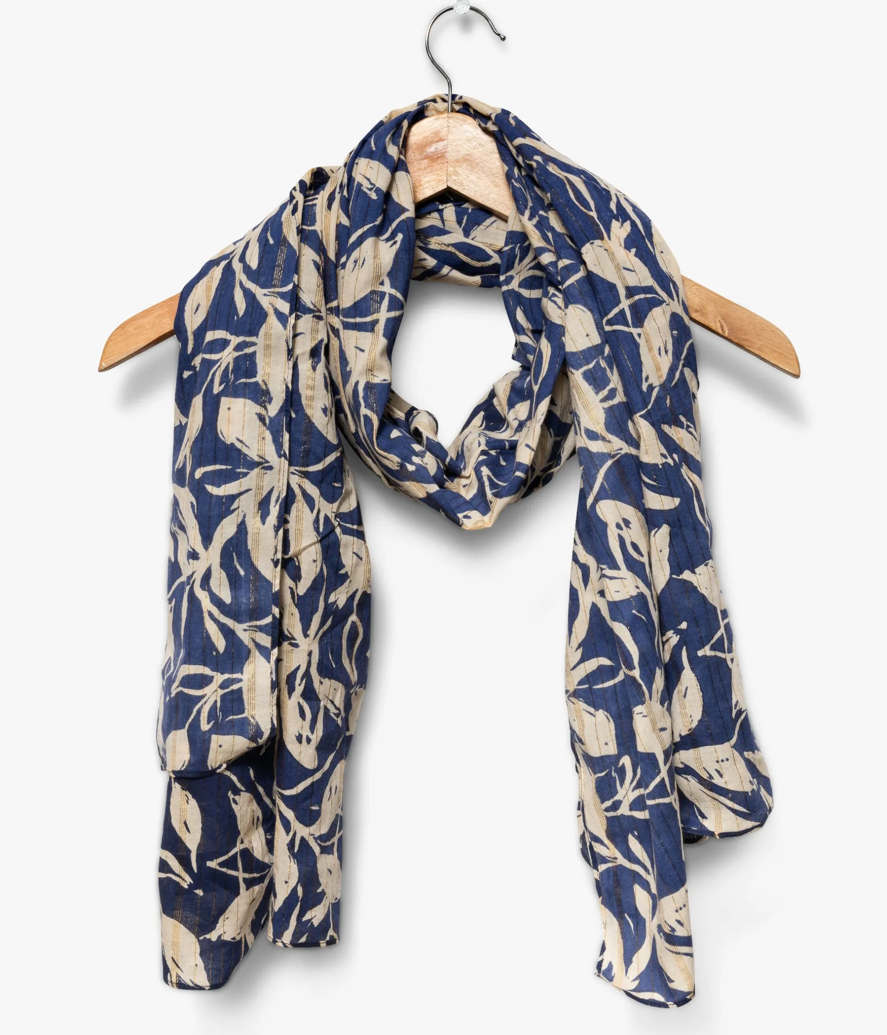 Femme Bocage Foulards & Écharpes>FOULARD COSETTE MARINE