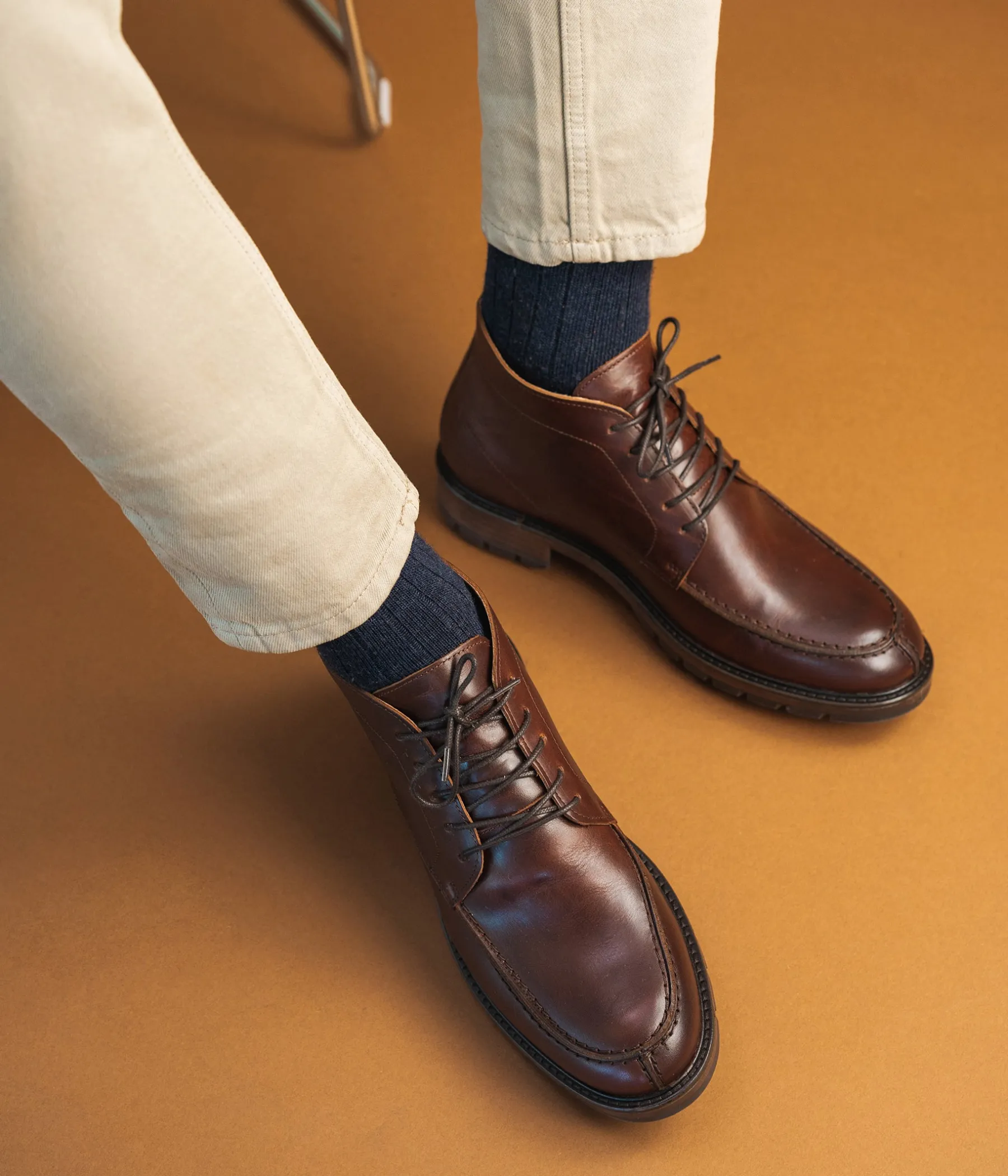 Homme Bocage Boots>LOW-BOOTS GUILLAUME COGNAC