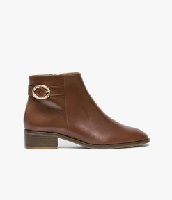 Femme Bocage Boots & Bottines>LOW-BOOTS SIDONIE COGNAC