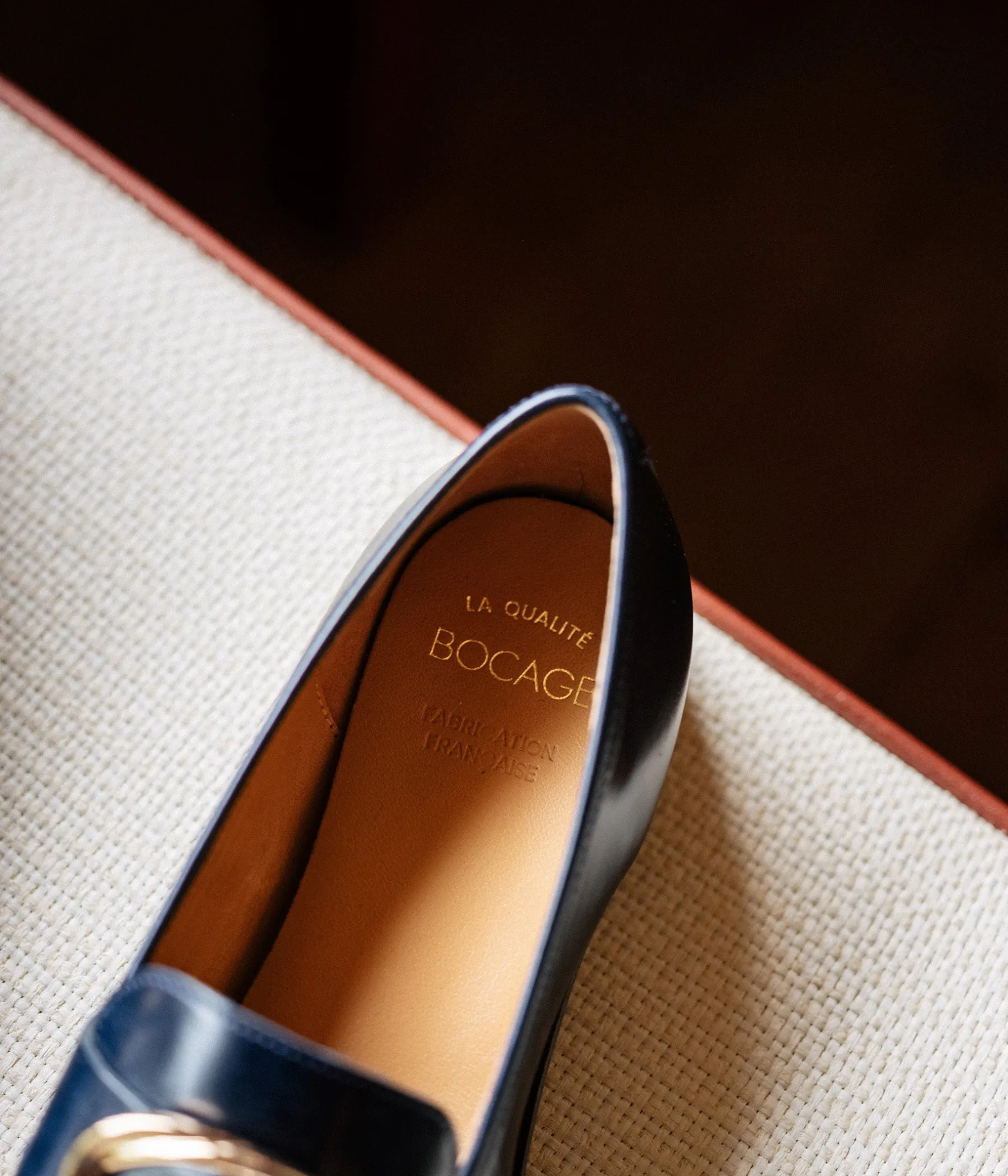 Femme Bocage Mocassins>MOCASSIN AGLAE MARINE