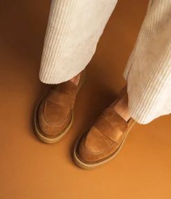 Femme Bocage Mocassins>MOCASSIN ALIENOR COGNAC
