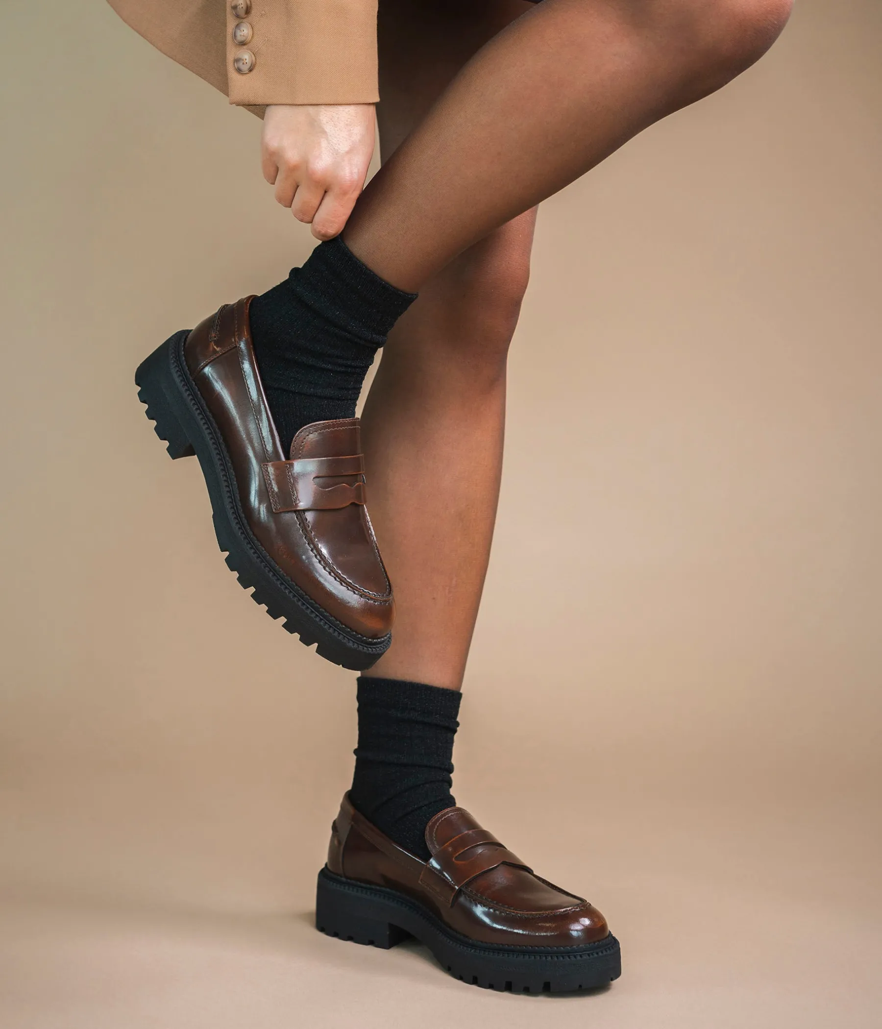 Femme Bocage Mocassins>MOCASSIN AMALIA COGNAC