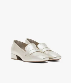 Femme Bocage Mocassins>MOCASSIN ANGIE PLATINE