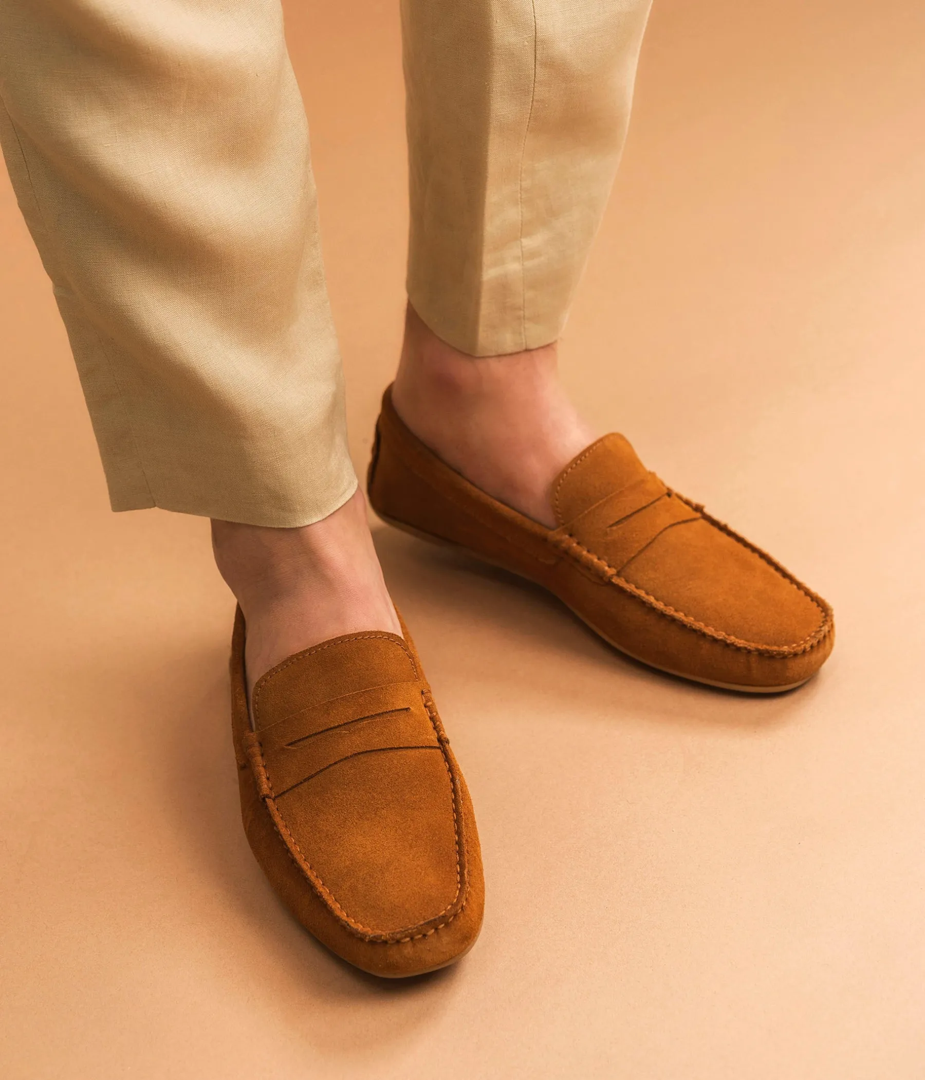 Homme Bocage Mocassins>MOCASSIN ARISTIDE COGNAC