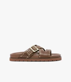 Femme Bocage Sandales>MULE WEST COGNAC