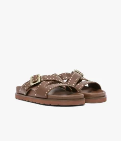 Femme Bocage Sandales>MULE WEST COGNAC