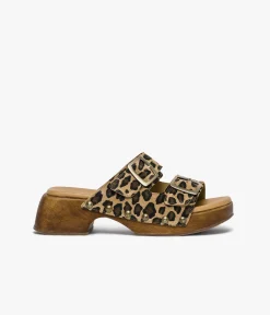 Femme Bocage Sandales>MULE WONDERFULL LEOPARD