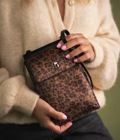 Femme Bocage Pochettes|Sacs À Bandoulière>POCHETTE ANNE LEOPARD
