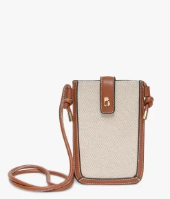 Femme Bocage Pochettes>POCHETTE TELEPHONE EMELINE COGNAC