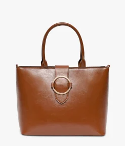 Femme Bocage Sacs Porté Épaule|Sacs Cabas>SAC BISOUS CAMEL