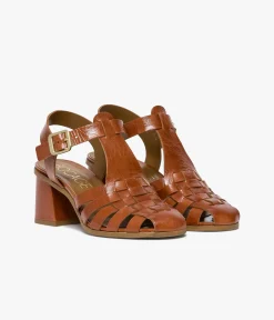Femme Bocage Sandales|Escarpins>SANDALE DELFINA COGNAC