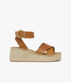 Femme Bocage Sandales>SANDALE HORTENSE COGNAC